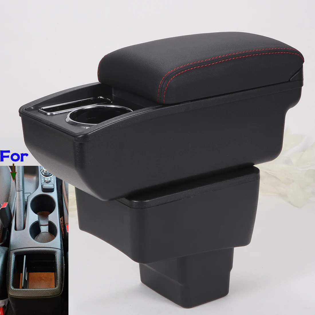 

For MAZDA CX-3 Armrest Box Retrofit For Mazda 2 Skyactiv Version cx3 Car Armrest Storage Box Dedicated Interior Car Accessories