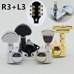 1 Set Original 3R+3L Guitar Machine Heads Tuners  1:18  For LP SG  Acoustic Guitar