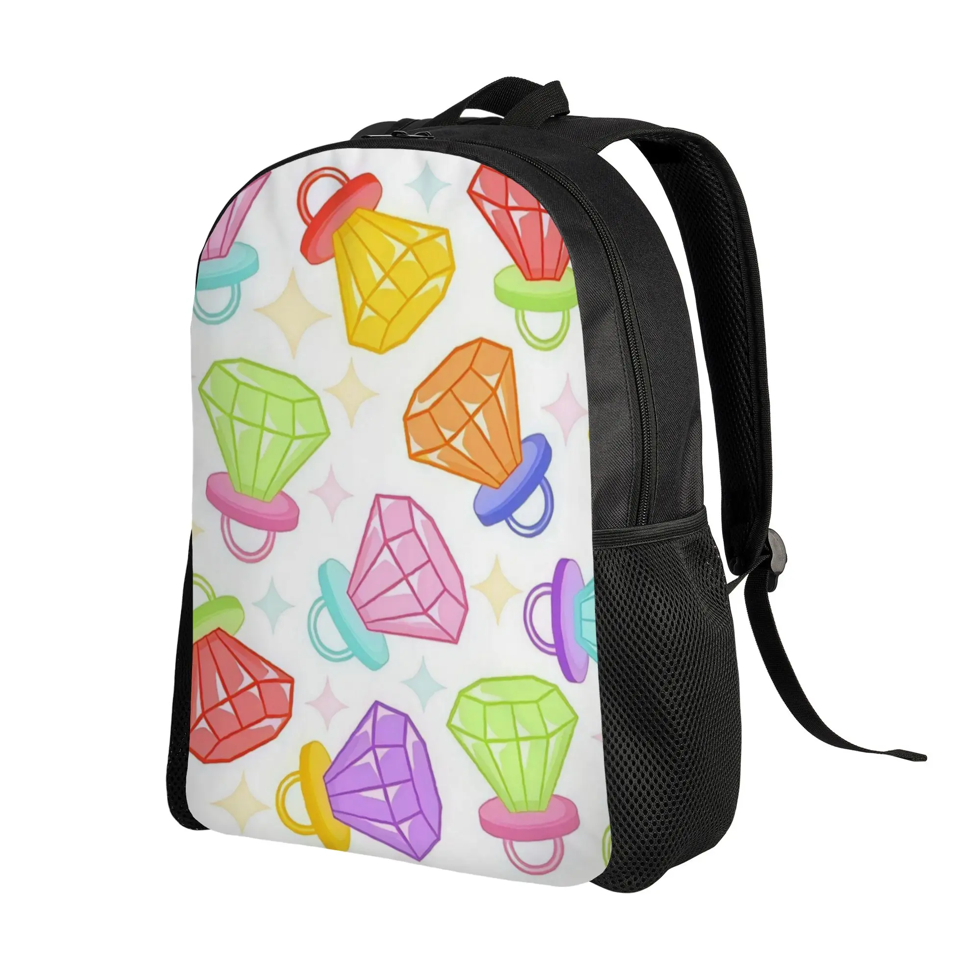 bBazooka Ring Pop Candy Gem Schoolbag Men Sporty Daily mochila Large Capacity Laptop Bag Back To School Season
