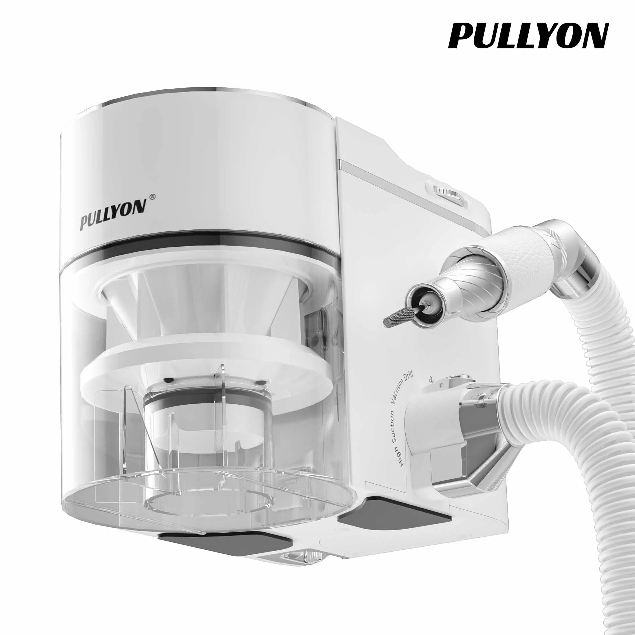 New Design 2-in-1 240W Electric Buit-in Dust Extractor Nail Drilling Tool for Manicure Pedicure Salon