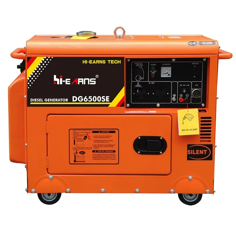 

4.6KW 5.8KVA 50Hz Single Phase Silent Diesel Generator for House