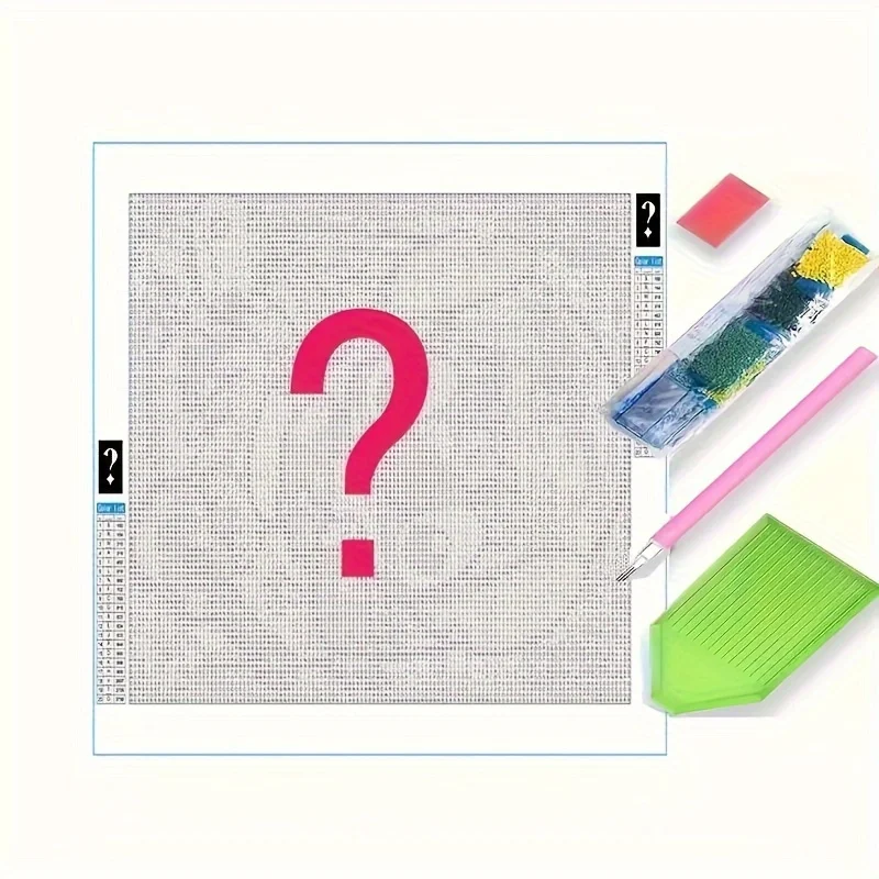 1 Stück 5D-Diamantmalerei-Set zum Selbermachen, zufällige Farbe, runde, vollständige Diamant-Kreuzstich-Kristall-Leinwand, Heimkunst-Dekoration – Detail 5