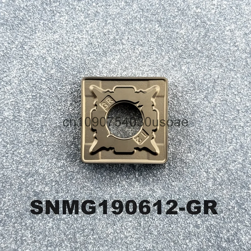 

10PCS SNMG190612 Carbide Insert External Turning Tool High Quality SNMG 190612-GR Lathe Blade Outer Round Cutter