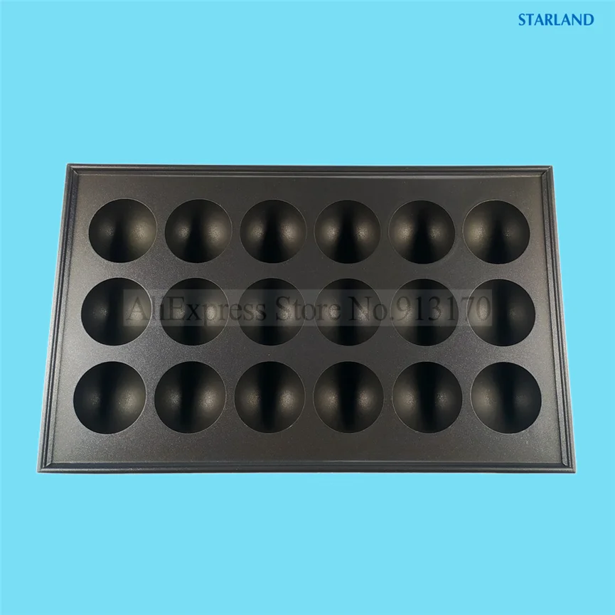 18 Holes Takoyaki Pan Mold Grill Tray Octopus Ball Plate Spare Part Of Takoyaki Grill Machine Ball Diameter 45mm