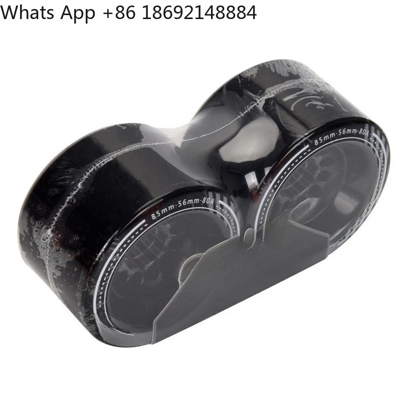 78A high rebound and high shock absorption 80 90mm street brush wheel professional electric skateboard wheel spot