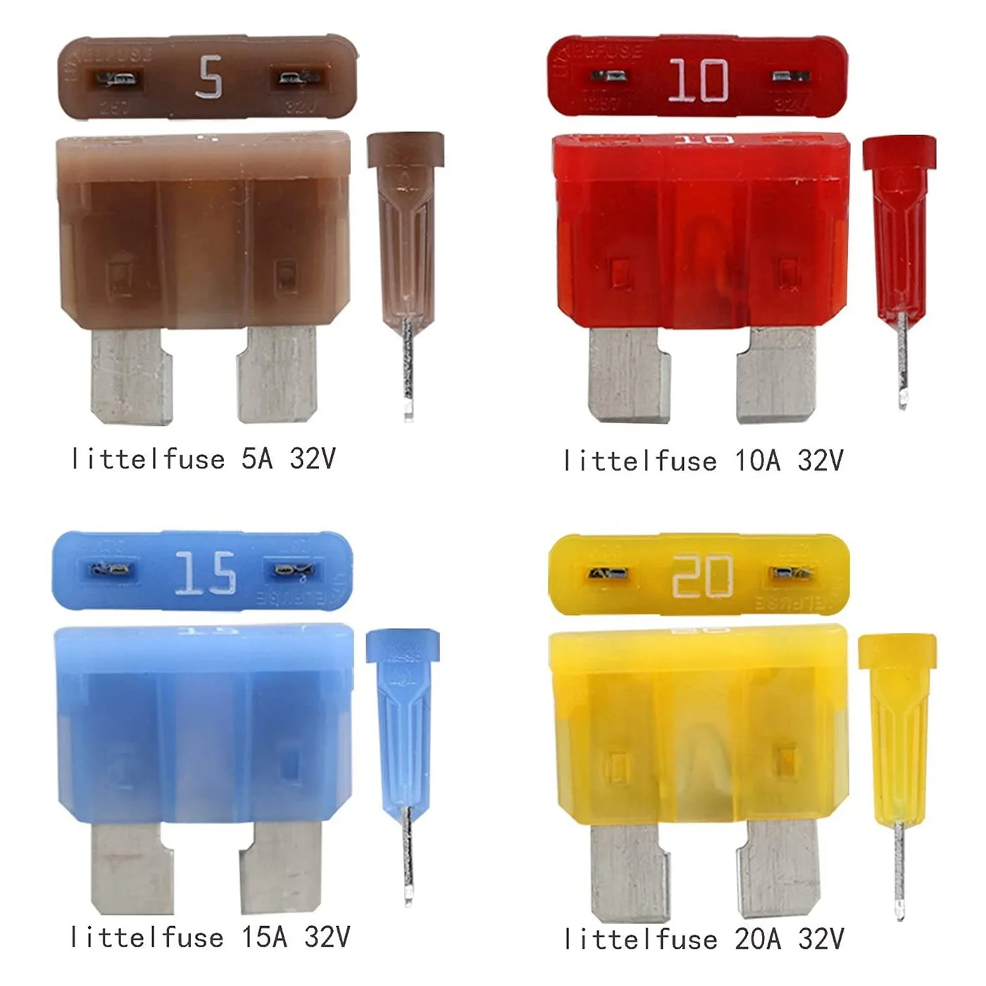 12V 12 Way Marine Fuse Block Fuse Panel with Ground & 12 Volt Fuse Box for Car Automotive Boat RV RZR