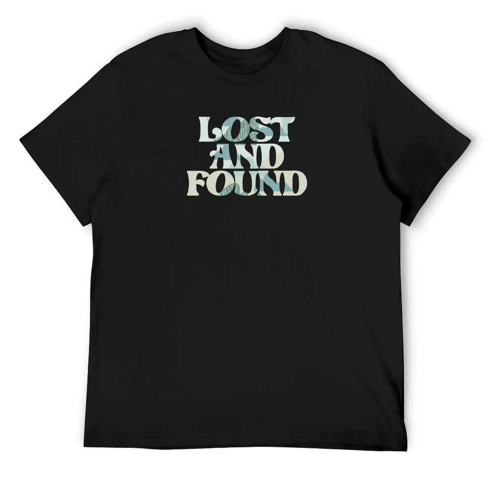 

lost and found T-Shirt anime stuff Man t-shirt korean fashion funny costumes plain t shirts men