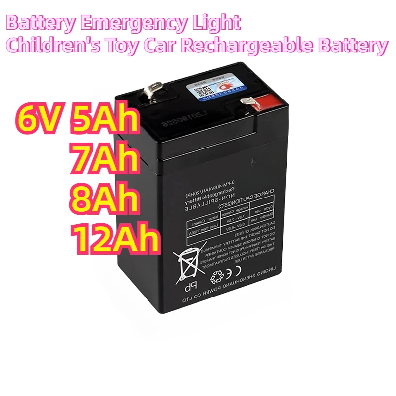 

5.0AH Battery Emergency Light Children's Toy Car Rechargeable Battery 6V 5000mAh Pricing Desktop Electronic Scale Lead-acid