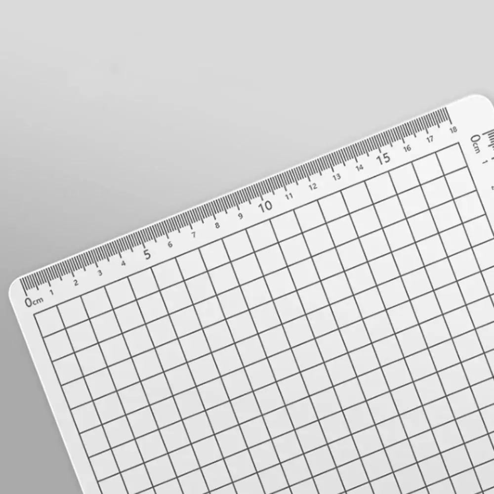 

Anti Slip Pad Grid Sewing Cutting Mats Grid Scale Waterproof Transparent Ruler Board PVC A4 Writing Drawing Desk Pad Exam Office