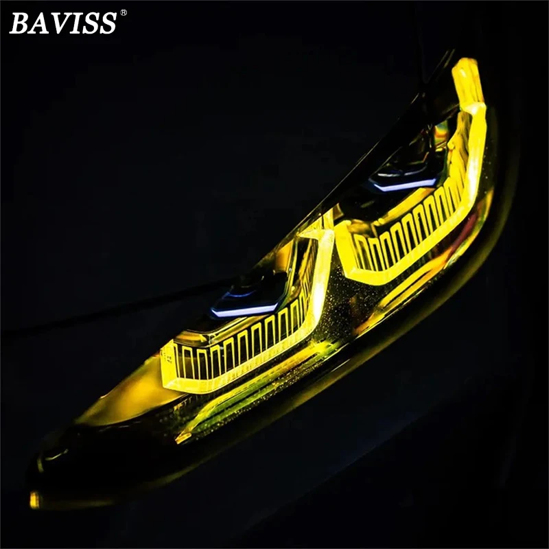 Yellow Angel Eyes DRL LED board per 2022 2023 BMW M3 G80 M4 G82 G83 G22 G23 G26 Laserlight faro diurno 9851048 9851047