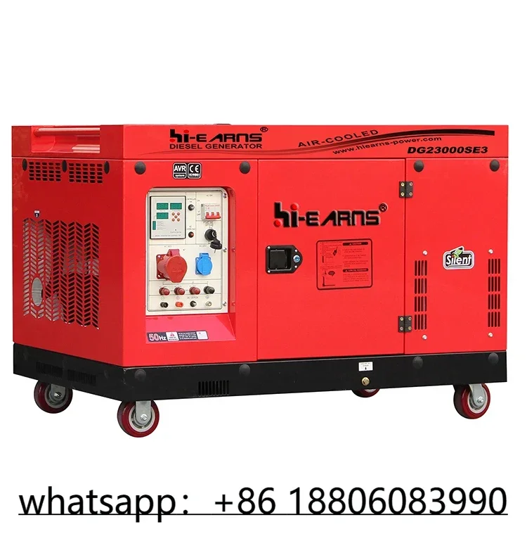 Hi-earns 20KVA air cooled three phase power generator for sale silent die·sel generator price