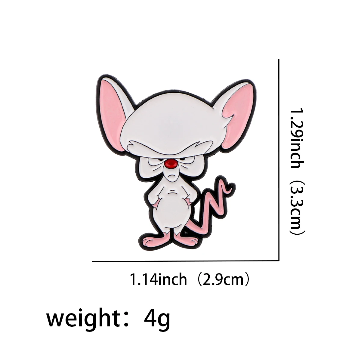 Nette Maus Emaille Pins Cartoon frauen Broschen Männer Anstecknadeln Abzeichen auf Rucksack Kostüm Zubehör Tiere Schmuck Geschenke – Detail 2