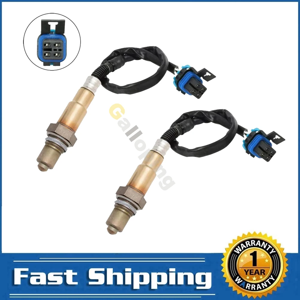 2pcs O2 Oxygen Sensor for For Chevy Traverse Caprice 2013 - 2017 & Chevrolet Impala 2015-2020 3.6L Upstream Downstream 4 Wires