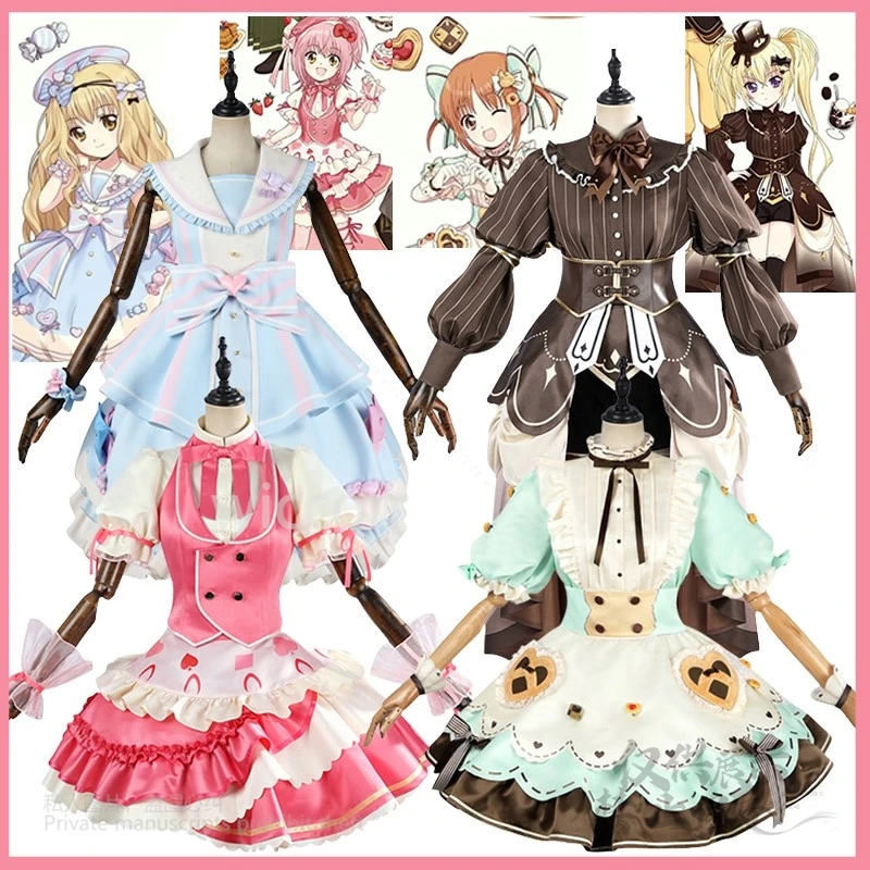 

Shugo CharaHinamori Mashiro Rima Amu Yuiki Yaya Tsukiyomi Utau Cosplay Costume Anime Fancy Dress Lolita Female Halloween Party