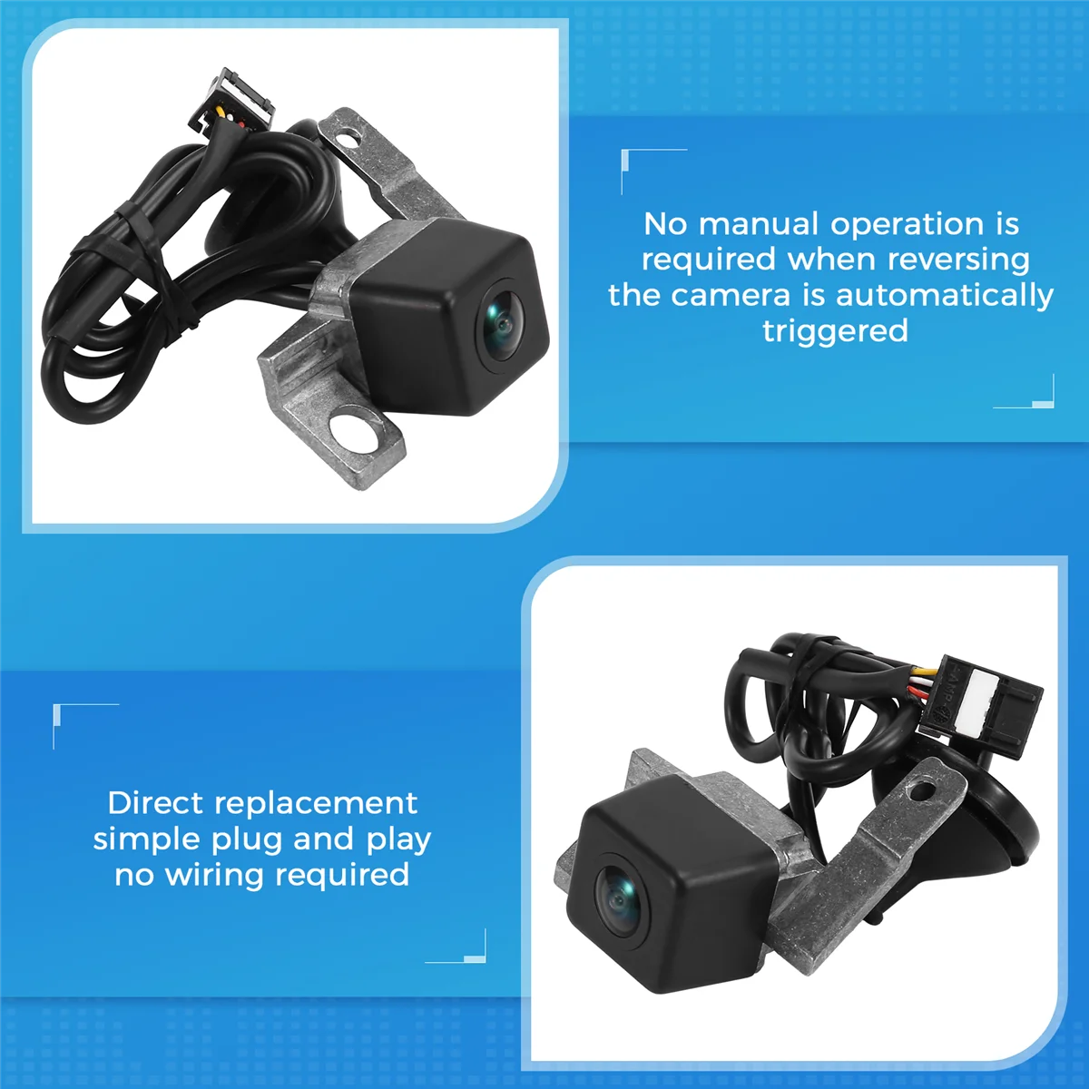 #286C 95760-3M000 957603M000 Rear View Camera Car Park Assist Camera for Hyundai Genesis 2009-2014 (Plastic)