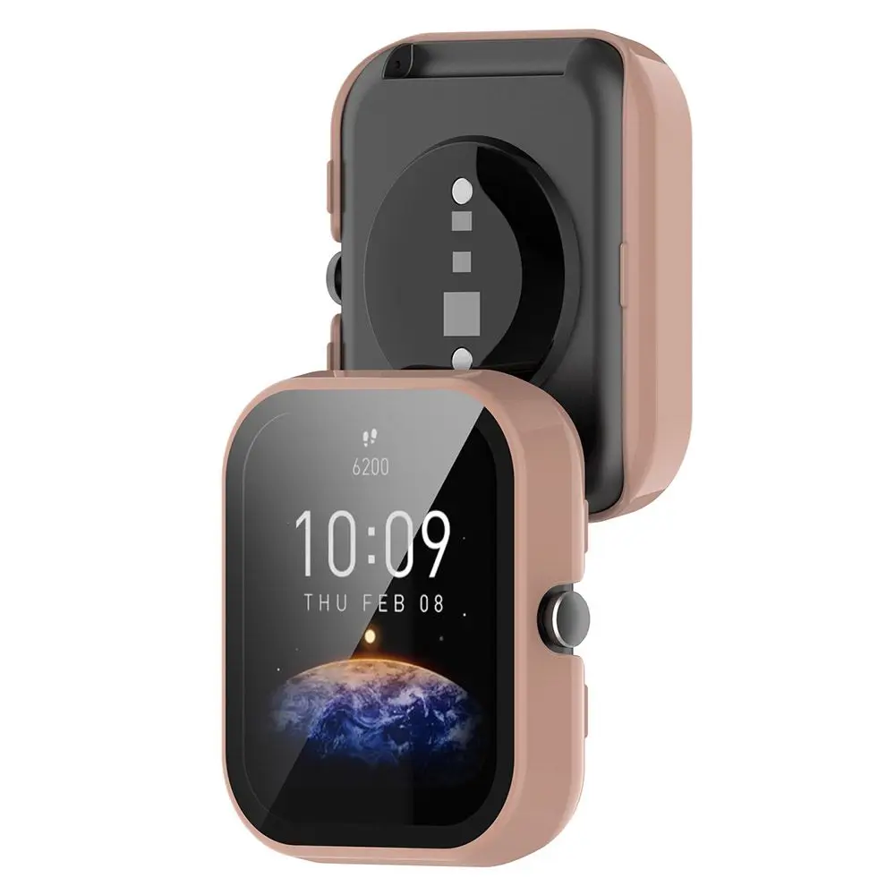 New Protective Full Coverage PC Shell Case Tempered Cover Screen Protector For Amazfit Bip 3/3Pro