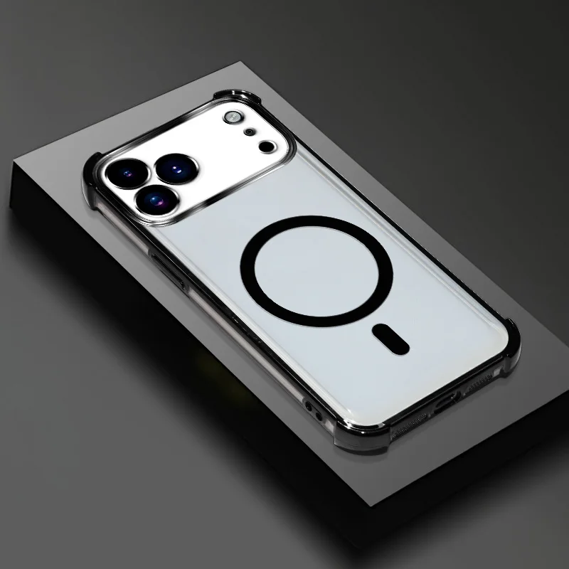 

Magnetic Wireless Charging Four Corners Anti-Drop Phone Case for IPhone 17 17Pro 17ProMax 17Air 16 15 13 12 11 Pro MAX Mini Plus