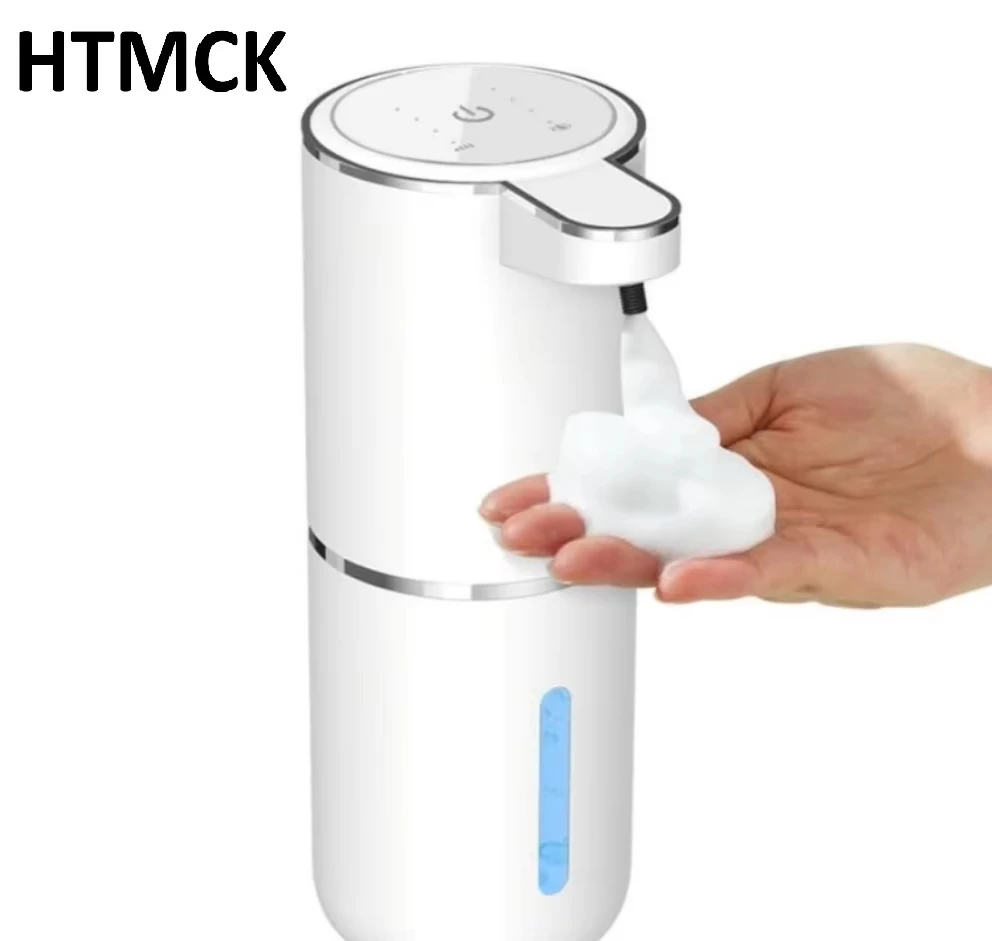 Contactless Sensor Foam Soap Dispenser Wall Mount Vertical Rechargeable Hand Sanitizer Bubble Dispenser with Multi Speed