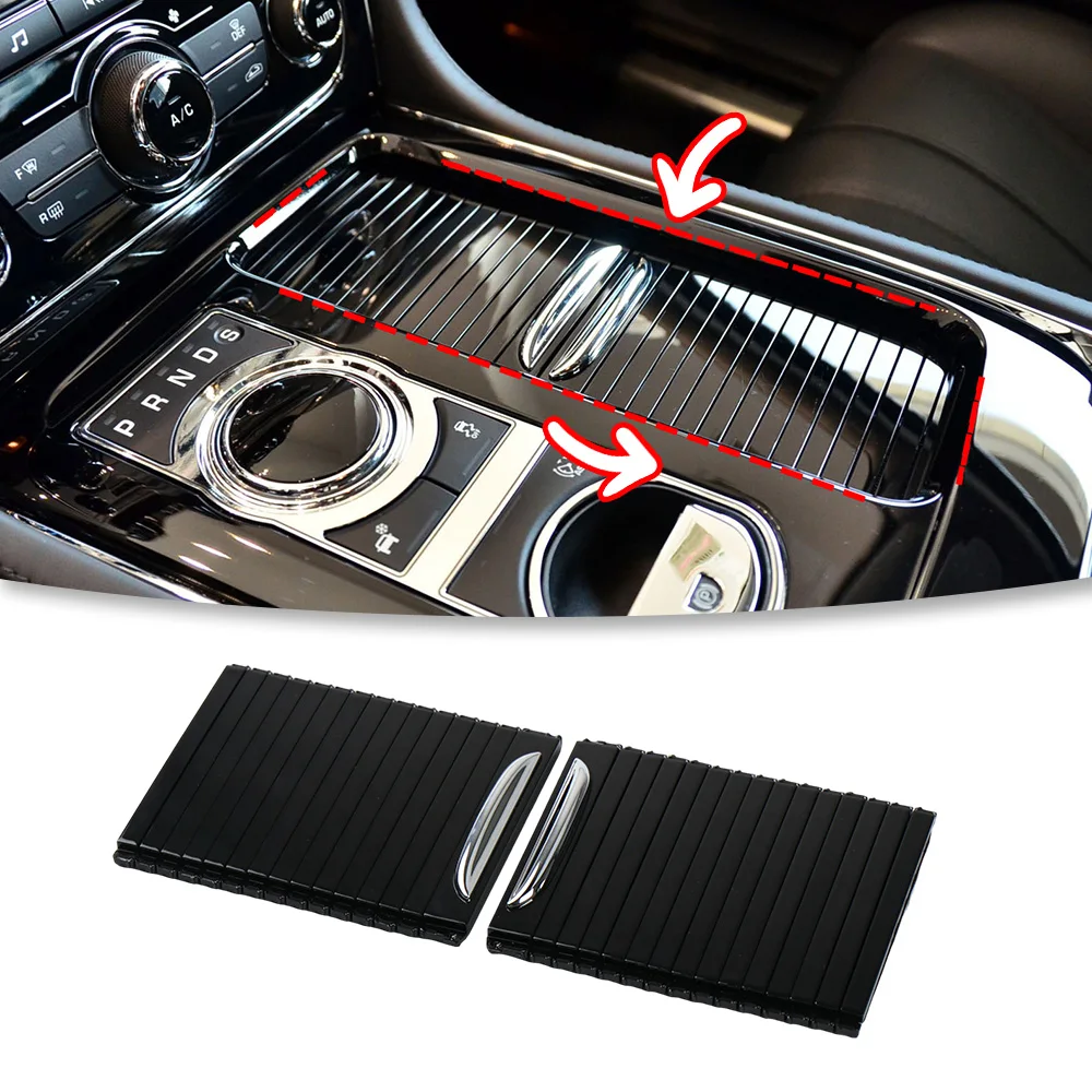 C2D60258 Center Console Roller Blind Cover For Jaguar XJ X351 XJL 2.0 3.0 5.0 2010-2019 Interior Accessories Sunshade Protection