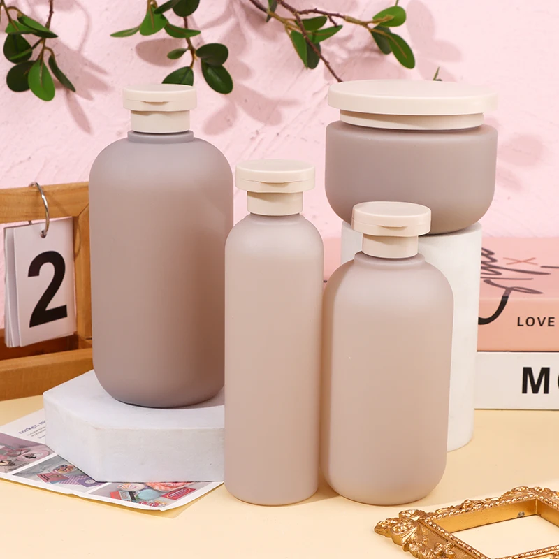 HUA Green Bottiglia riutilizzabile Coperchio Filp Vuoto in plastica Disinfettante per le mani Shampoo Bottiglie di lozione Barattoli di crema cosmetica Elementi essenziali da viaggio