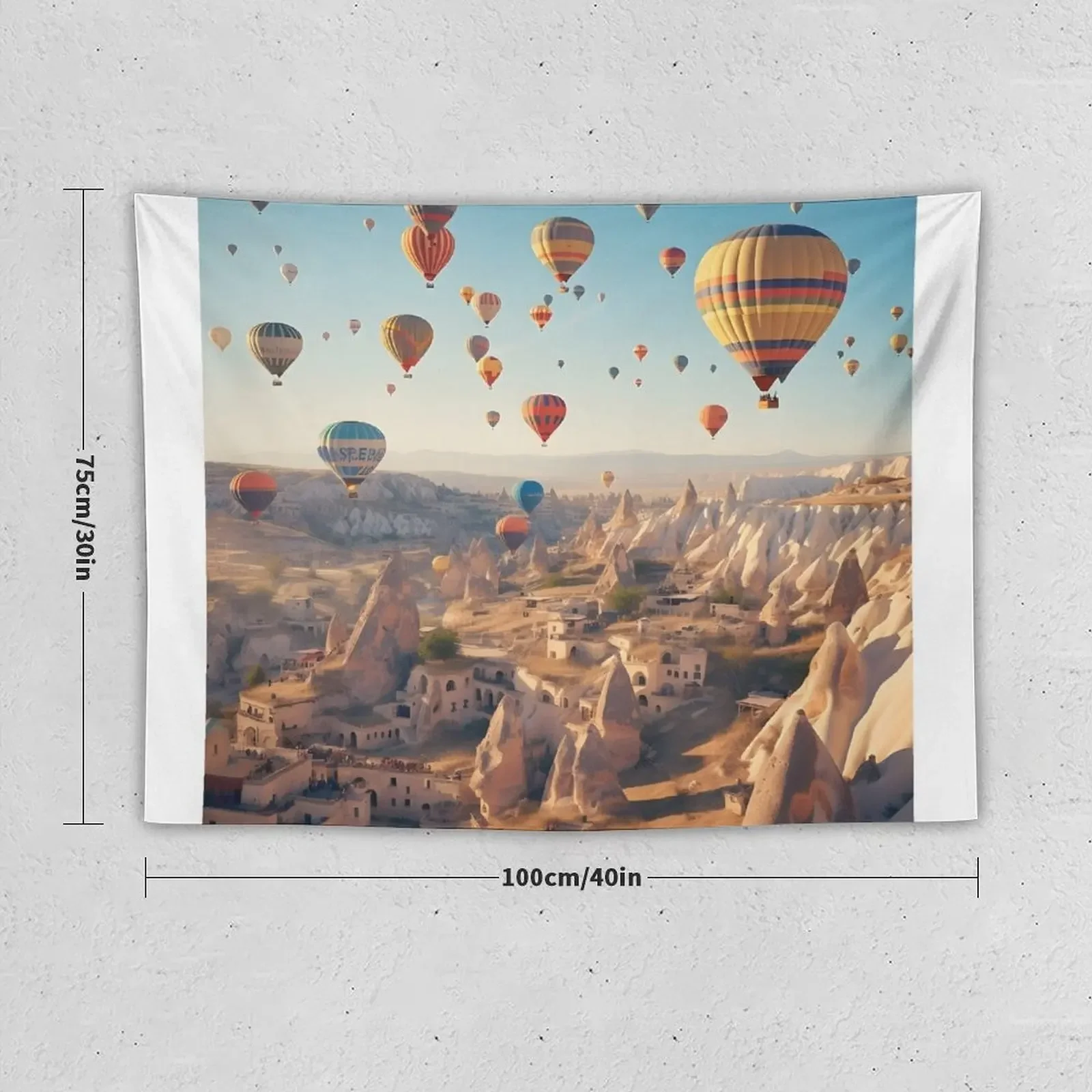 Goreme, Turkey balloon festival Tapestry Aesthetic Room Decoration Home And Comfort Decor Hanging Wall Tapestry