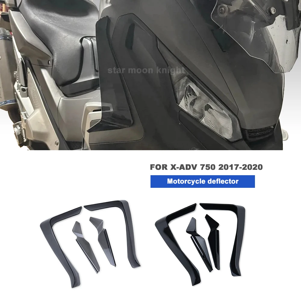 

For Honda XADV750 X-ADV 750 2017 - 2020 Wind Deflector Motorcycle Accessories Wind Wing Leg Shield Side Protection Windshield