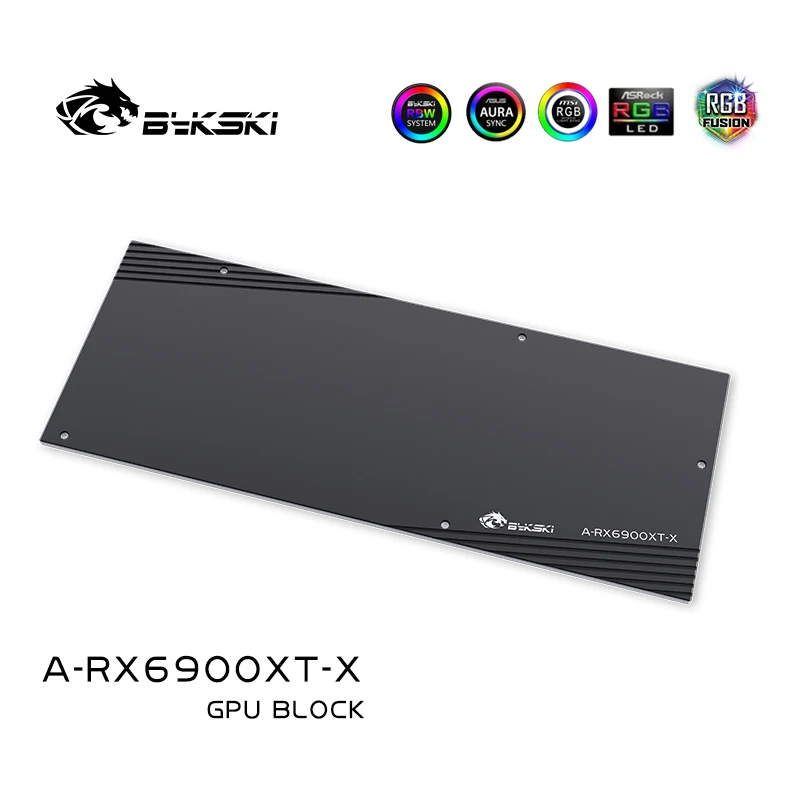 Bykski Wasser Block verwenden für AMD RX6900XT 6800XT Referenz Edition GPU Karte/Volle Abdeckung Kupfer Kühler Block /A-RGB auf lager