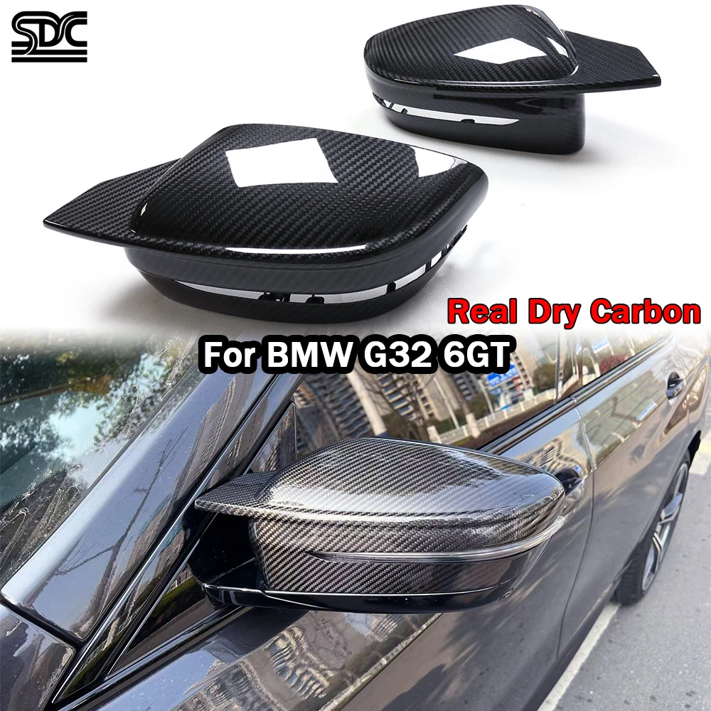 

Real Dry Carbon Fiber Mirrors Replace For BMW 6GT G32 630i 640i 2017-2024 Prepreg Dry Carbon Exterior Side Mirror Cap