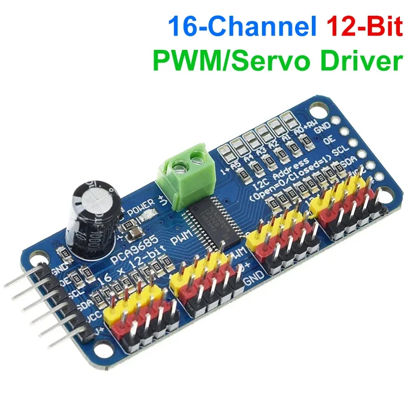 1/3PCS PCA9685PW 16 Kanal 12-bit PWM/Servo Driver-I2C interface PCA9685 modul Raspberry pi schild modul servo schild