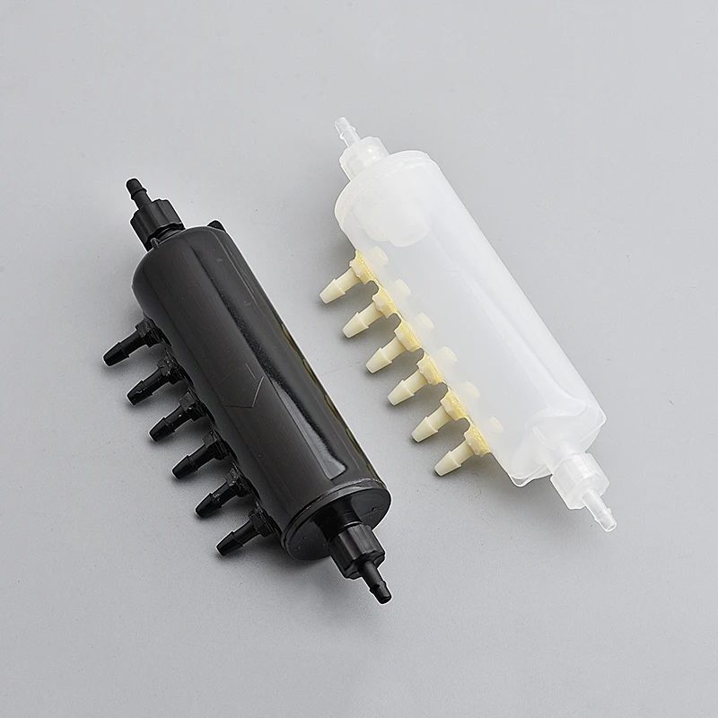 1PC XP600 4720 I3200 Printhead DTF DTG L1800 White Shunt Printer Ink Circulation Splitter Filter Buffer Bottle