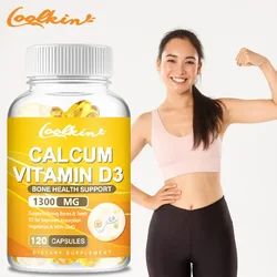 Calcium + Vitamin D3, Promotes Bone Health and Immune Support, Enhances Carbonate Absorption, Dietary Supplement