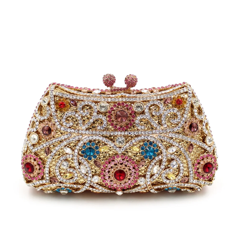 

Сумка в стиле ретро, инкрустированная бриллиантами, сумка для ужина, полая гравировка, ручная сумка Cheongsam со стразами, банкетная сумка Bolsos Elegantes Para Dama