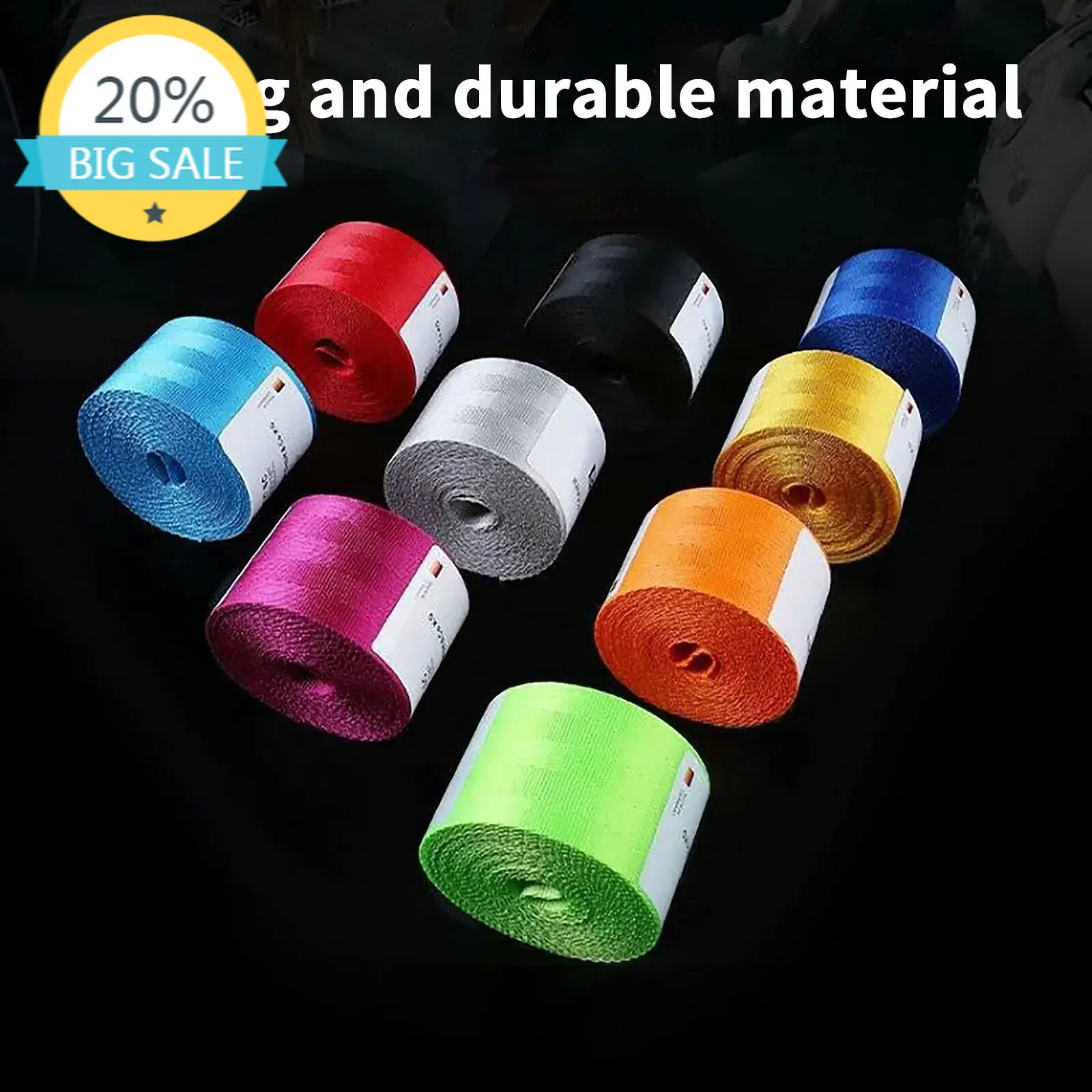 

3.6M*4.8CM Car High-Strength Auto Seat Belt Webbing Fabric Racing Car Modified Seat Safety Belts Harness Strap