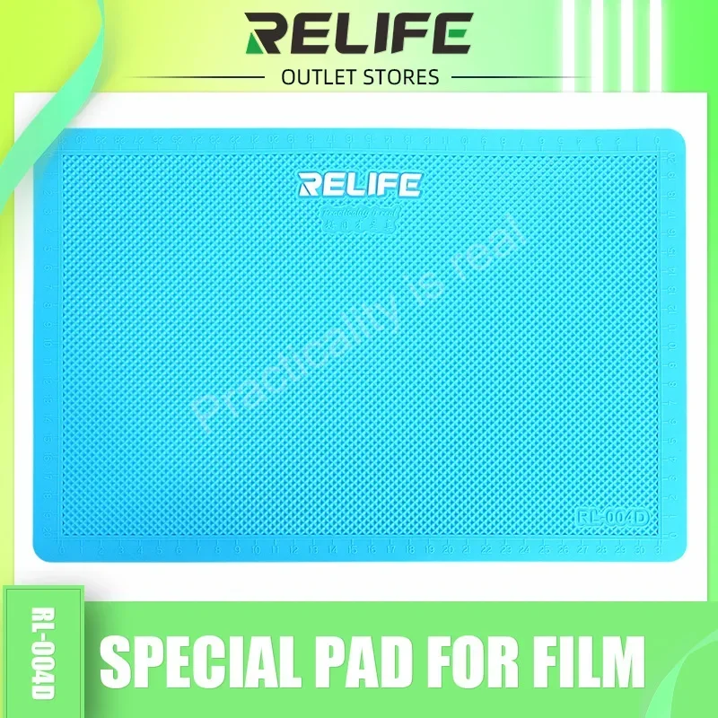 RELIFE RL-004D Antislip Wasbaar Herbruikbaar Goede flexibiliteit en geen vervorming Speciaal siliconenkussen voor film