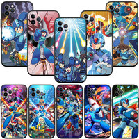 Mega Man Rockman Soft Case for iPhone SE X XR XS 11 Pro Max 8 7 6 6s Plus 16E