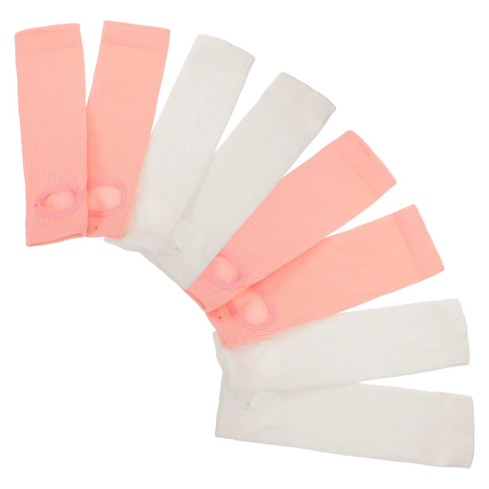 

4Pairs Compression Sleeves Women Leg Full Calf Coverage High Elasticity Breathable Running Jumping Rope Sports