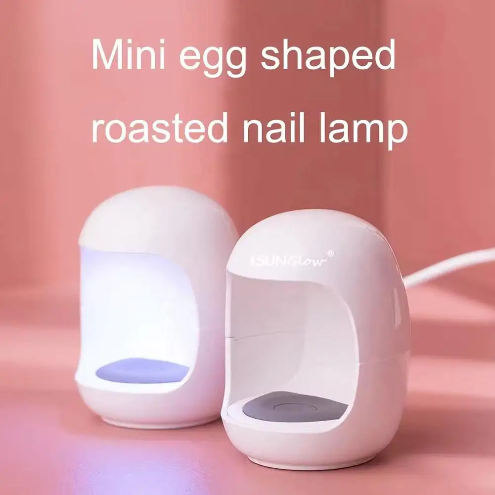 Usb Nageldroger Ei Ontwerp Mini Uv Led Lamp Nail Art Manicure Gel Tools Licht Drogen Snel Genezen Polish G6e8