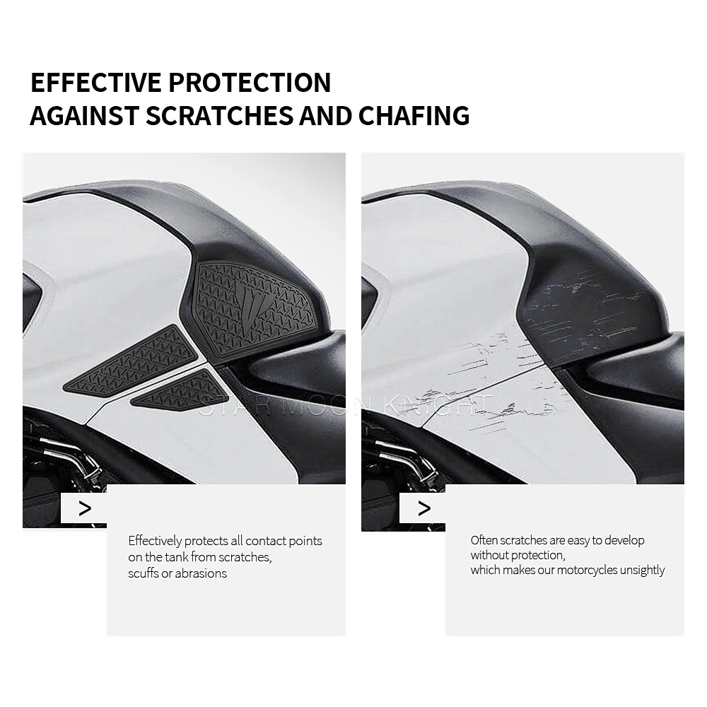 For Yamaha MT-03 MT03 MT-25 MT25 2020 - 2022 Motorcycle Side Fuel Tank Pads Protector Stickers Decal Gas Knee Grip Traction Pad