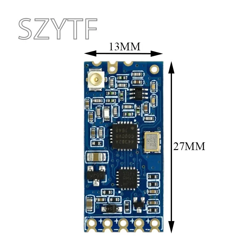 HC-12 SI4438/4463 SI4463 433Mhz 무선 직렬 포트 모듈 1000m 교체 블루투스 호환