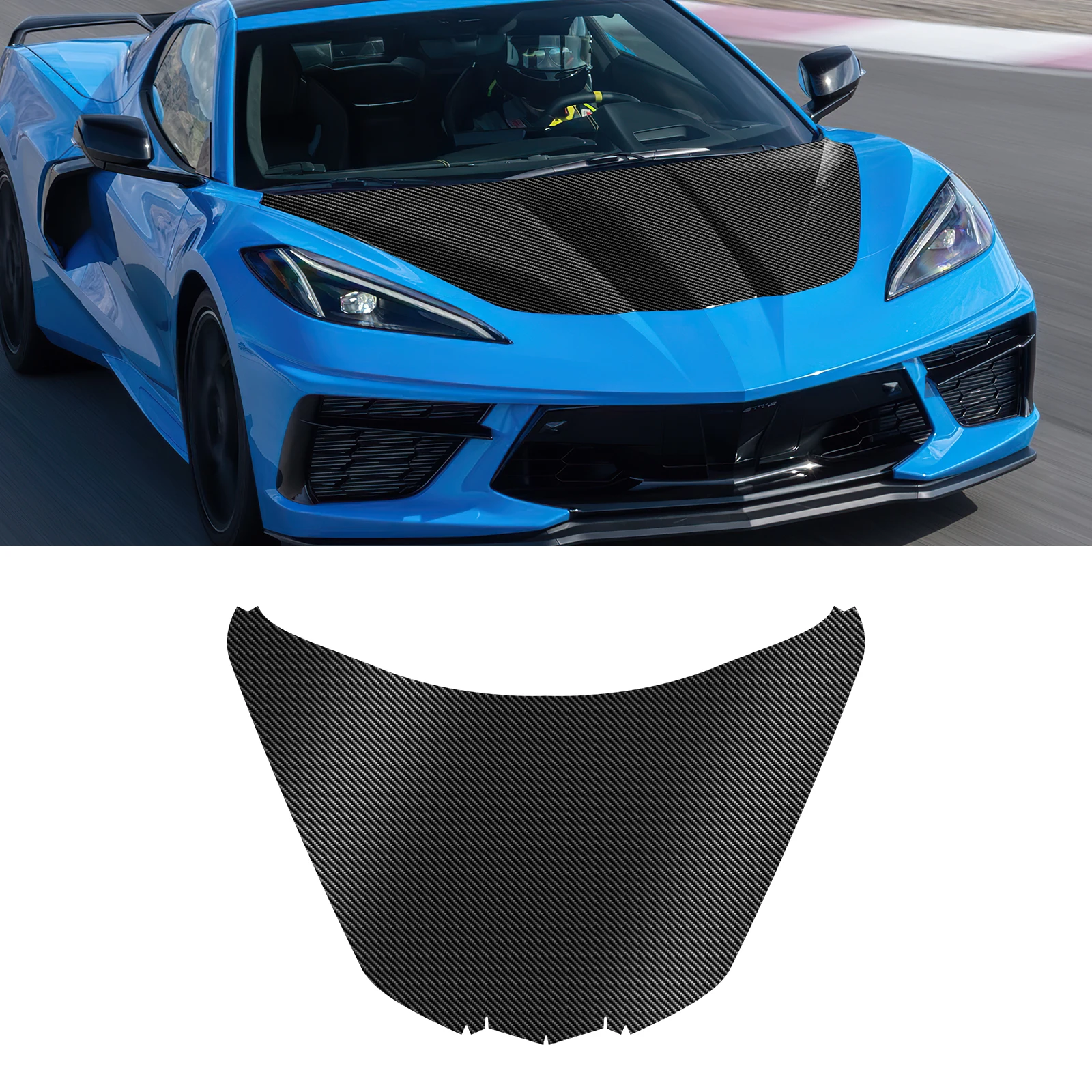 

Для Chevrolet Corvette C8 2020-2025: Защитная пленка TPU для изменения цвета, устойчивая к царапинам, аксессуары для автомобиля