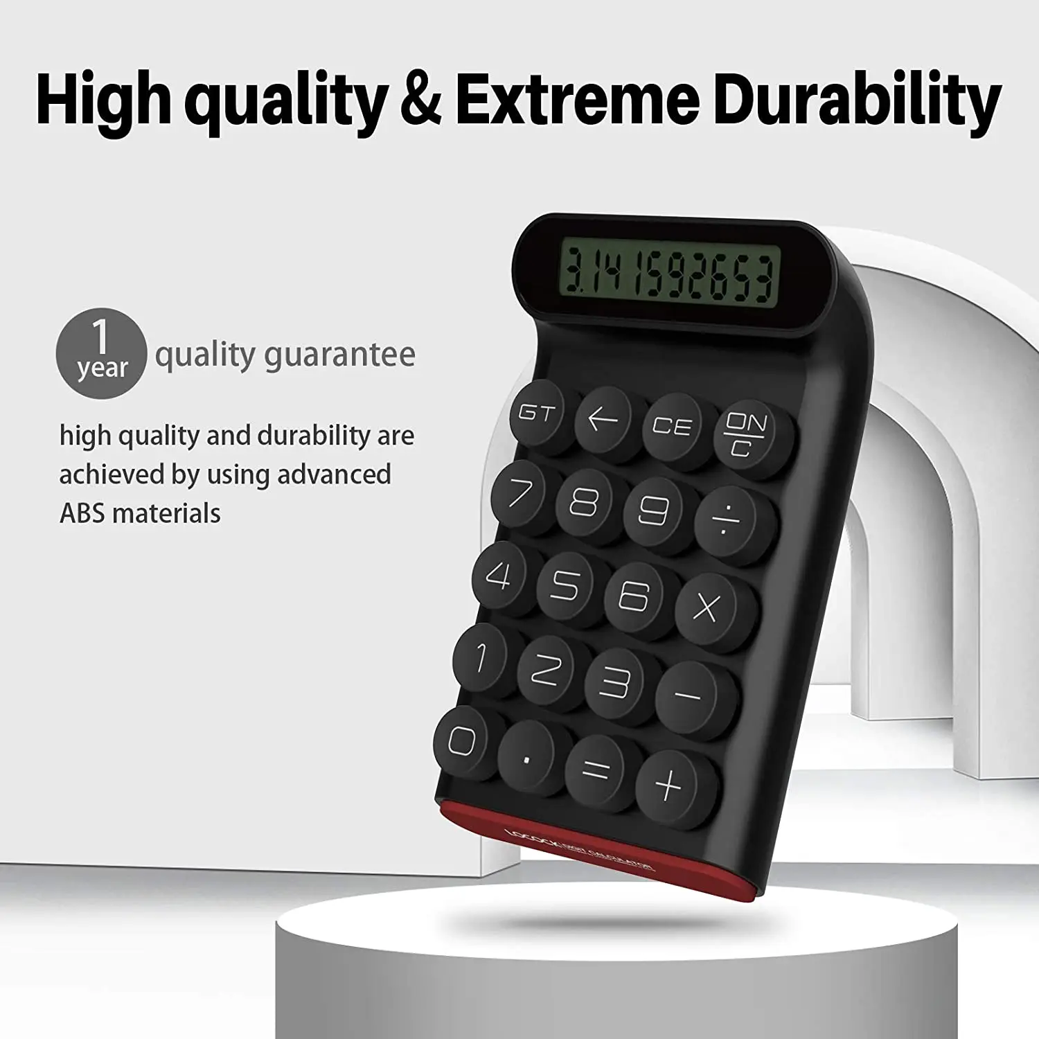 12-Bit Flexibele Toetsenbord Computer Student Calculator Financieel Kantoor Dedicated Rekenmachine Retro Ergonomie