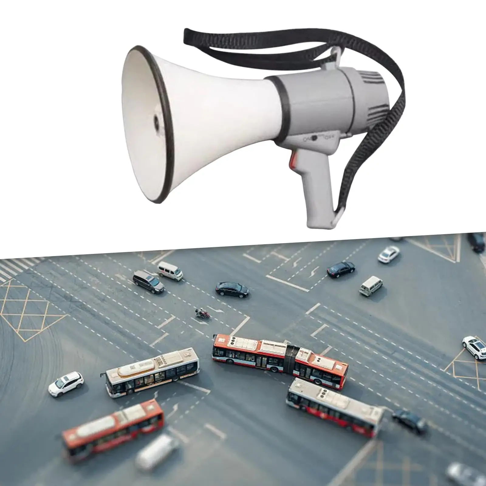 1:6 Scale Megaphone Portable Miniature Action Figure Loudspeaker for 12 inch Action Figures Scenes Props Dioramas Accessories