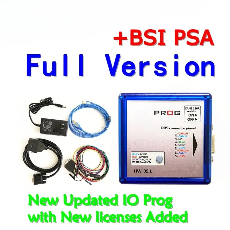 

Полный IO-PROG ECU TCM BCM & EPS Programmer BD9 Разъем Pinout I/O Terminal IO PROG ECU Programmer HW 09.1FLASH Память EEPROM