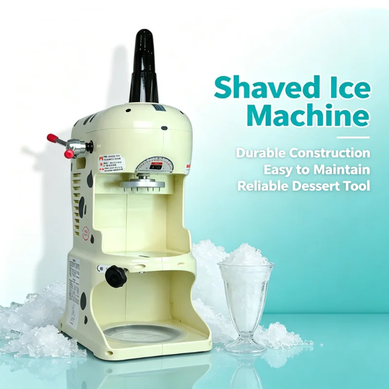 Automatic New Ice Crusher Commercial Electrical 220V Snow Ice Shaver Machine / Snowflake Ice Machine