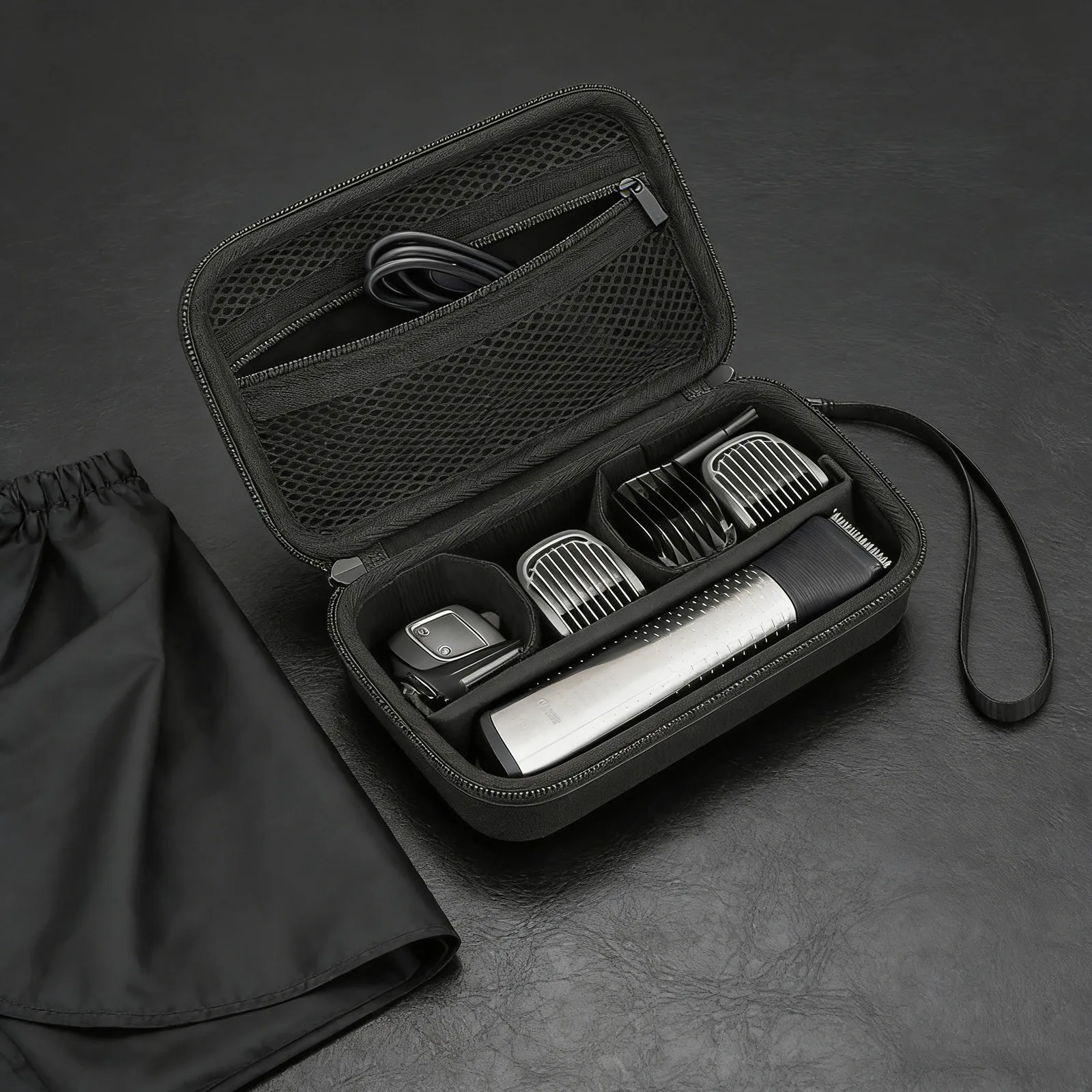 

Electric Razor Carrying Case Hard Shell Trimmer Box Protective Eva Storage Bag Hair Clipper Trimmer Shaver Travel Organizer