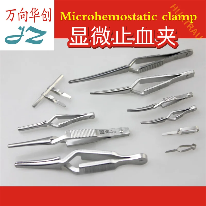 Jinzhong Medical Microhemostatic Clip Small Blood Clip Microvascular Hemostatic Clip Capillary Clip Vein Clip Blocking Tweezers