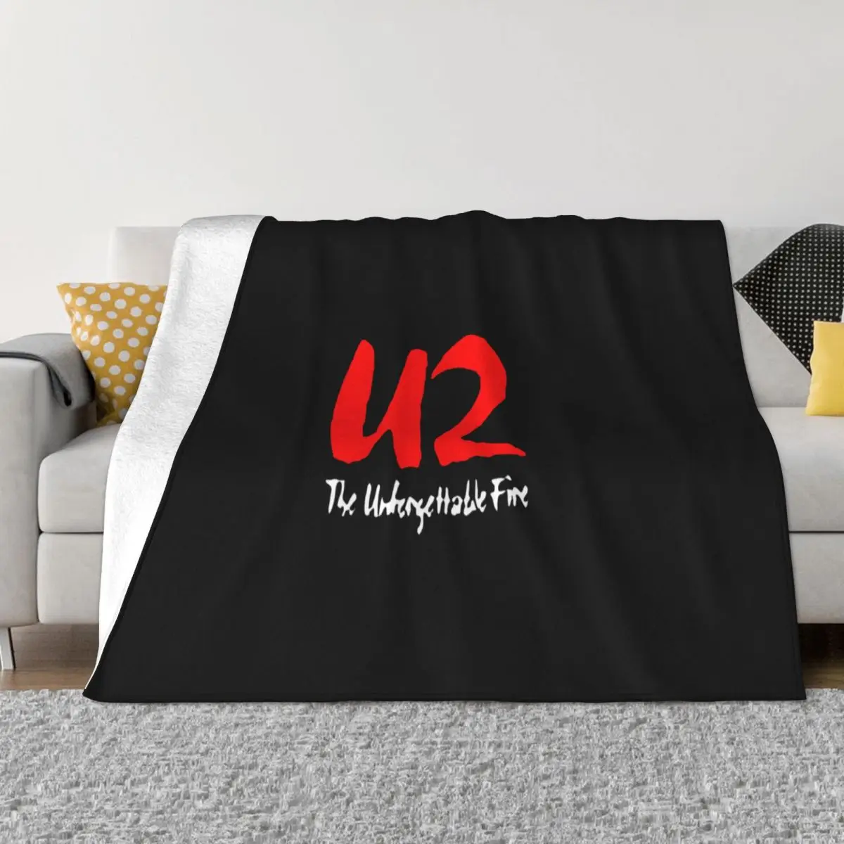 Rare New U2 Vintage 1985 Tour Reprint Us Sz Hot Sale Promo New Design On Sale Hip-Hop Woman Autumn Throw Blanket