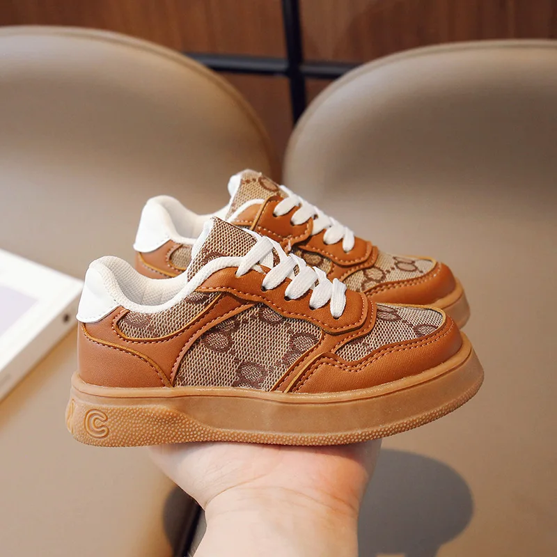Children Casual Shoes Spring Autumn New Fashion Lace Up Soft Sneakers Students Lightweight Versatile Sports Shoes for Boys Girls