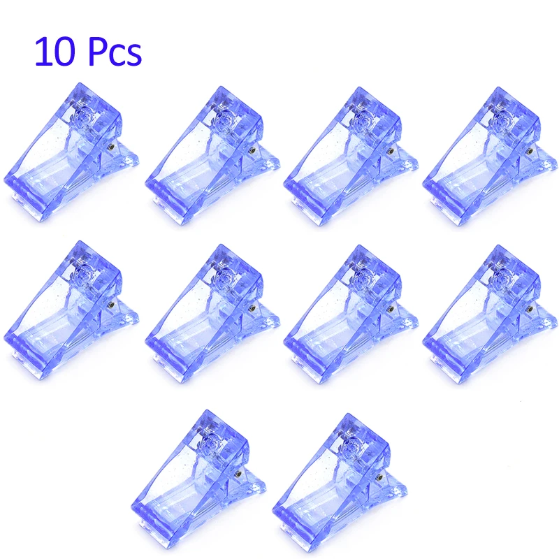 Acryl Nagel Clip Transparent Gel Schnell Gebäude Nagel Tipps Clips Fingernagel Verlängerung UV Klemmen Maniküre Kunst Builder Werkzeuge Set