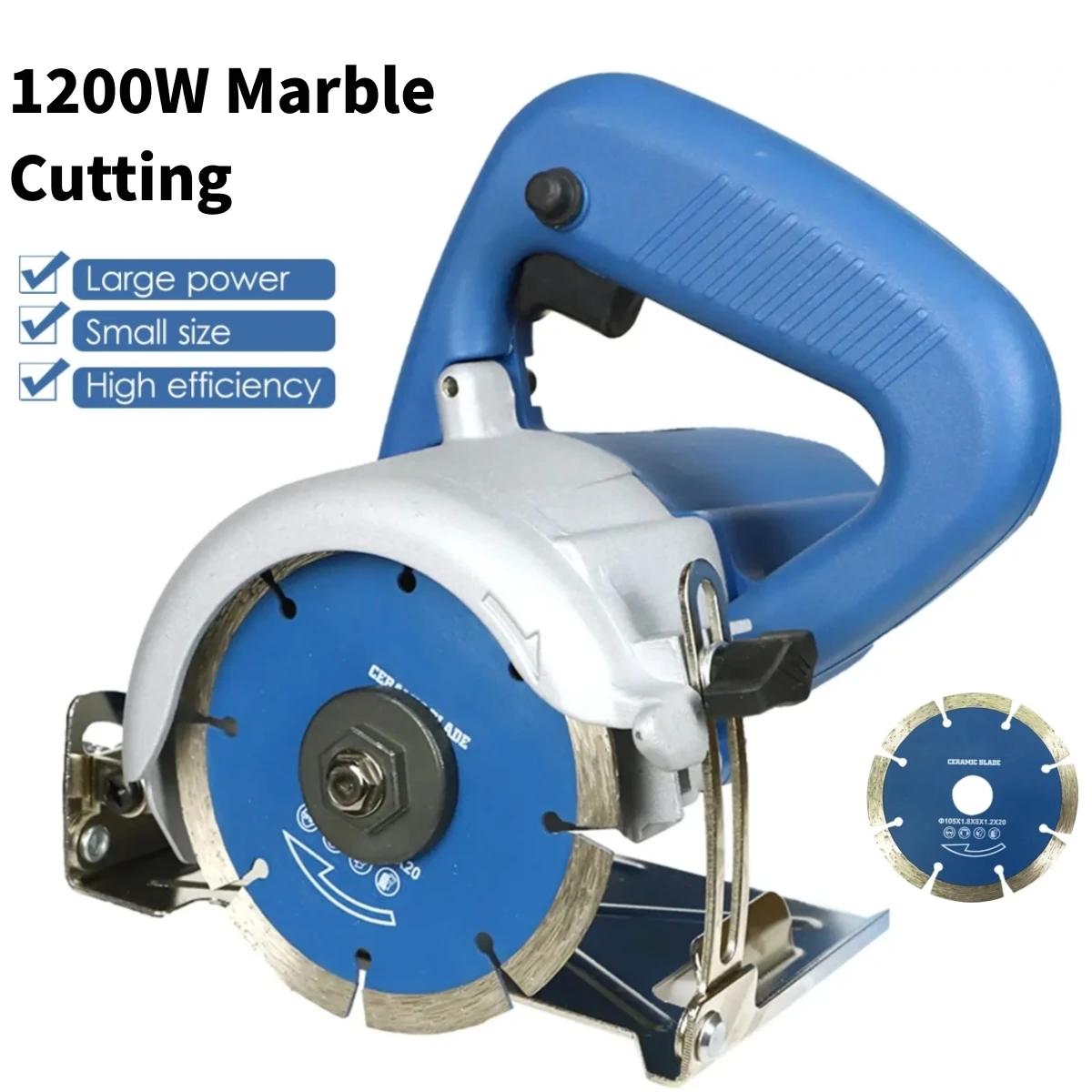 Woodworking Chainsaw 220V Electric Cutting Machine High Power Multifunctional Ceramic Tile Stone Metal Cutter Marble Machine